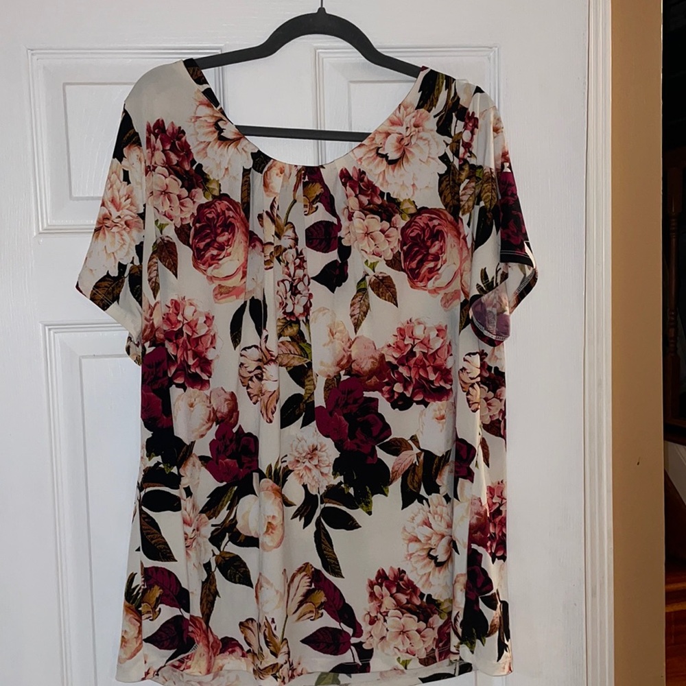 Floral blouse-Worthington-2x